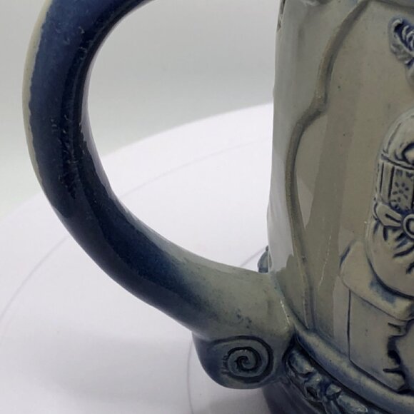 Original Thewalt German Ceramic Stein, Raised Sculpture Design, 1371 - Picture 9 of 16